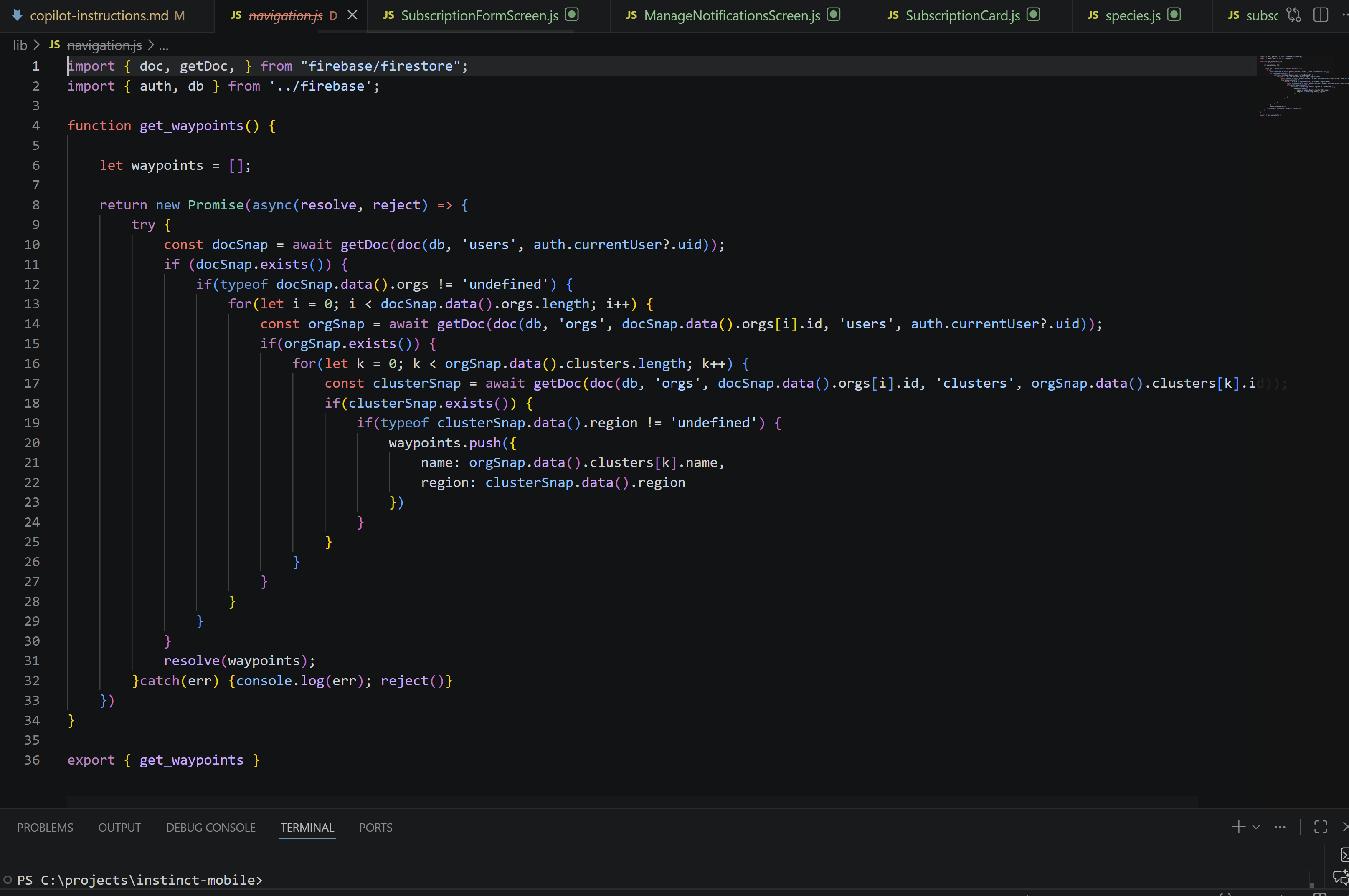 A monstrosity of a function found while refactoring the codebase